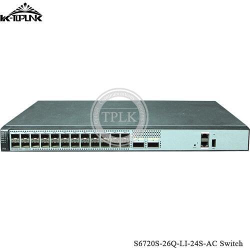 New Hua Wei S6720S-26Q-LI-24S-AC Ethernet switch 24 ports 10 GE SFP+2 port 40 GE QSFP+ ports Ethernet 10 Gigabit Network Switch
