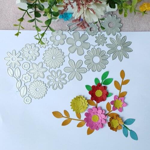 New Metal cutting Die for Flower and Tree leaves scrapbook Paper Gift Card DIY decorative Molding template