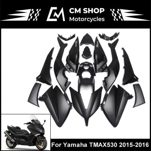 Suitable For YAMAHA Tmax-530 Tmax 530 TMAX530 2015 2016 15 16 black blue motorcycle fairing kit can be customized
