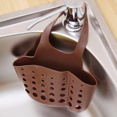 Sink Rack Soap Sponge Drain Bag Bathroom Holder Kitchen Storage Baskets Portable Home Kitchen Organizer Sink Accessories Wash