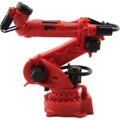 Robot 3D Model Gift 1:10 COMAU Industrial Robot Model Manipulator Arm Model Vertical Multiple-Joint for Education,Decoration