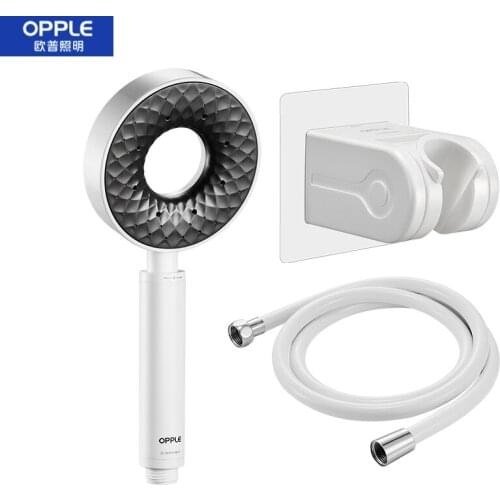 Opple Donut Hand Shower Set Pressurized Self-cleaning Water Outlet 3 Modes Handheld Shower Hose Mixer Shower Base Bathroom Tools
