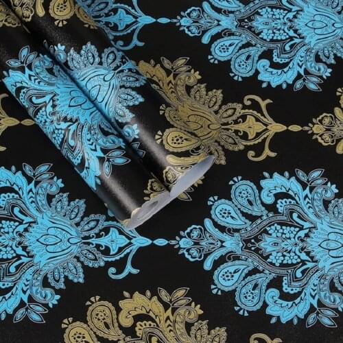 Grey BrownWhite Embossed Damask Wallpaper Bedroom Living room Background Floral Pattern 3D Textured Wall Paper Home Decor