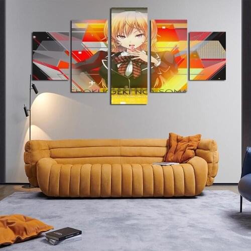 Modern Canvas Poster Food Wars Wall Art Print Painting Wall Art Pictures Bedroom Decor No Frame Anime Decoration