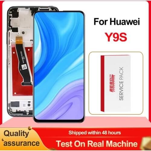 High Quality LCD For Huawei Y9S STK-L21 STK-LX3 STK-L2 Display Touch Screen Digitizer Assembly With Frame For P Smart Pro 2019