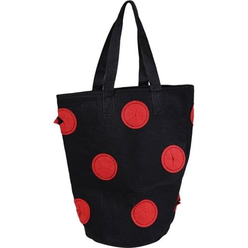 1 Piece Strawberry Grow Bag Non Woven Fabric Vertical Garden Hanging Plant Bag Vegetable Potato Planter Bag For Greenhouse