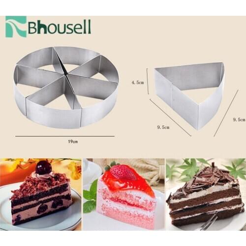 1PC Adjustable Mousse DIY Round Cake Molds Bread Pizza Stainless Steel Bakeware Tools Kitchen Dessert Cake Decorating Tools