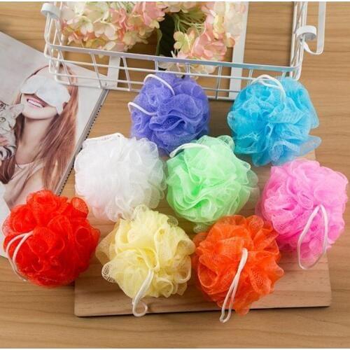 30 Gram Bath Shower Sponge Mesh Pouf Nylon Loofahs Small Mesh Bath Ball Mesh Shower Sponges SN1238
