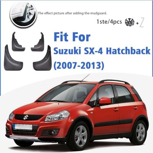 Mudguard For Suzuki SX4 Hatchback Crossover 2007 2008 2009 201 2011 2012 2013 Mudflaps Mudguards Accessories Splash Guard Fender