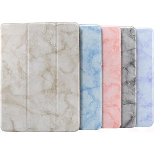 Coque For Samsung Tab A7 Case SM-T500 10.4 Tablet Tri Folding Marble Funda For Samsung Galaxy Tab A7 Lite Cover SM-T220 SM-T225