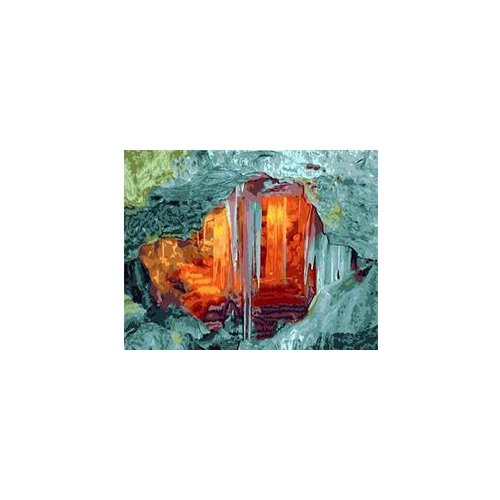 Cioioil-T086 Kungur Ice Cave coloring by numbers landscape paint canvas wall pictures for living room