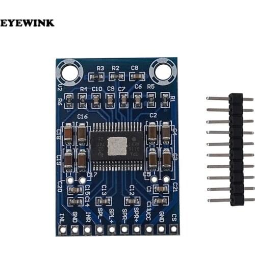 DC 12V-24V 2x50W Dual Channel Mini Digital Amplifier D Class 50W+50W TPA3116D2 XH-M562 Amplifier 50W Power Amplifier Board