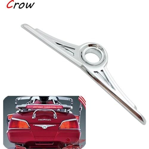 ABS Plastic Chrome Trunk Key hole Trim For Honda GL 1800 2001-2018 Goldwing GL1800 Motorcycle Accessories
