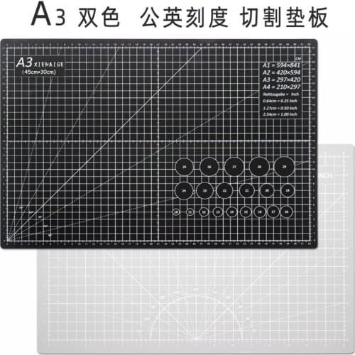A3 Pvc cutting mat self healing cutting Patchwork tools cutting mats for DIY leather tool pad Paper Mat for Cutting