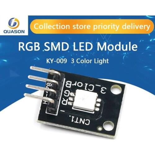 KY-009 5050 PWM Modulator RGB SMD LED Module 3 Color Light For Arduino MCU Raspberry CF Board Three Primary Color