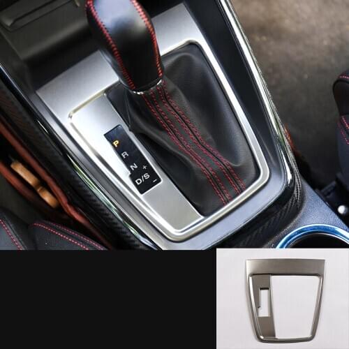 Lsrtw2017 for Mg Zs Car Gear Panel Frame Trims Decorative Interior Mouldings Accessories 2018 2019 2020 2021 Stainless Steel ev