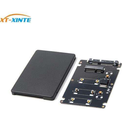 XT-XITEN Mini Pcie mSATA Adapter SSD To 2.5 inch SATA3 Adapter Card With Case SATA Adapter Stock With Screws