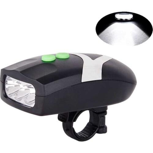 Multifunction Bicycle Lights Lumen Induction Bike Front Light with Horn 3 LED Bike Lamp Cycling FlashLight
