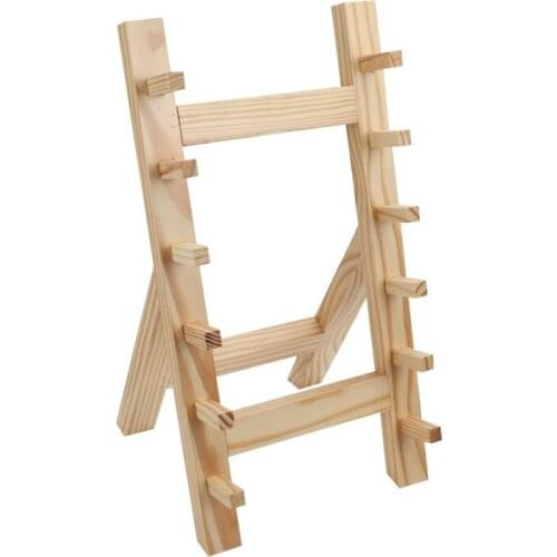 Wooden knife holder swinging knife rack wooden shelf willow knife sushi chef tool Japanese bayonet wooden knife rest sushi