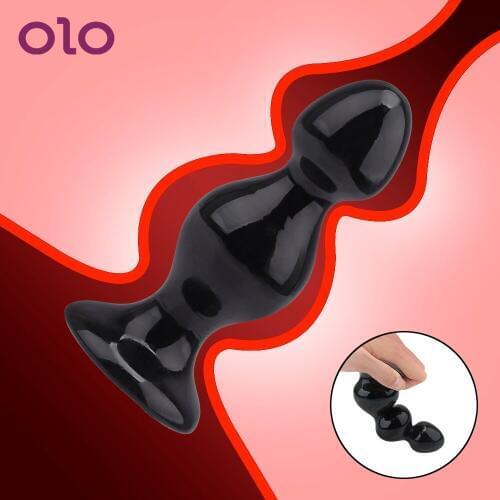 OLO Anal Plug Prostate Massager Sex Toys For Man Woman Big Anal Beads Butt Plugs Couple Toys Anus Stimulator Huge Size