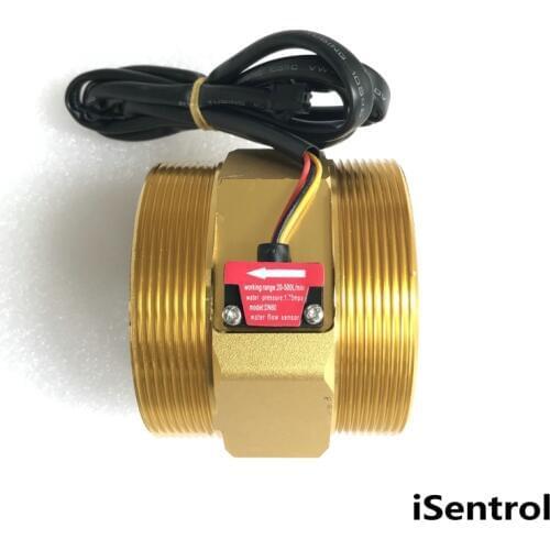 YF-B10 DN80 iSentrol Hall Effect Flow Sensor Water 20-500L/min BSP G3" Threaded End Quick Connection 3% error Turbine flowmeter