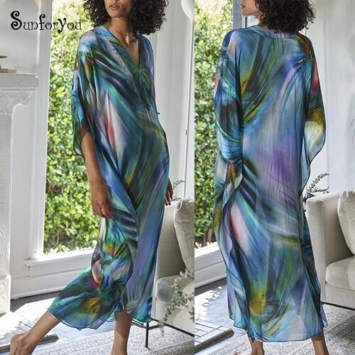 Plus size Long Beach cover up Sarong Pareos de Playa Mujer Robe de Plage Bikini Cover up kaftan Beach Swimwear Cover up Tunic