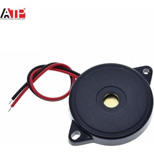 1PCS 30X5.5MM Enclosed Piezo Passive Buzzer Element W/Wires AT3040