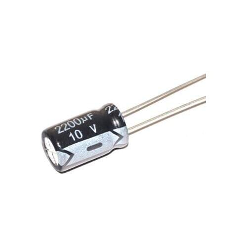 10V2200UF 10X17 10V 2200UF SIZE 10*17 electrolytic capacitor 10PCS/LOT Electronic Components kit