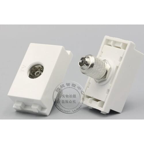 128 Type TV Information Module Connector Socket Computer Outlet Adapter