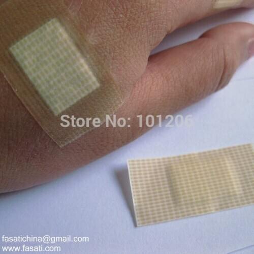 2000pc 20box 38mm*19mm skin color medical EVA wound plaster first-aid adhesive strips bandage hemostasis stickers wound care