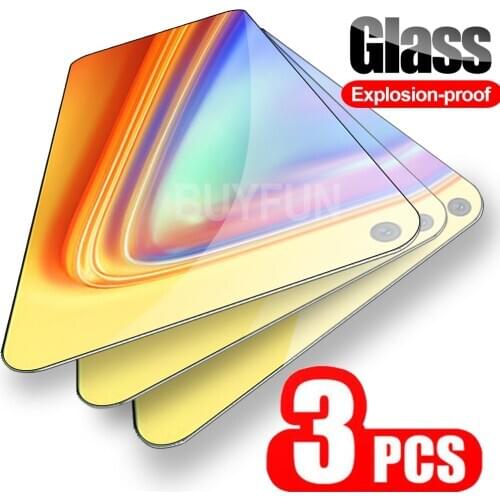 3PCS Safety Glass For OPPO Realme 7 Pro 5G 7i Global Screen Protector For Real me 7Pro Full Cover Film Tempered Glas For Realme7