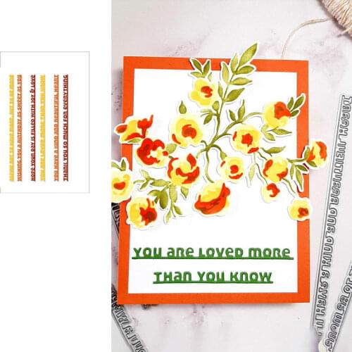 English Alphabet Bar Vertical Letter Popular Hot Cutting Dies Scrapbook Dariy Decoration Stencil Embossing Template DIY Albums