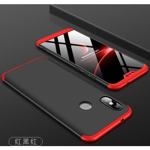 For Xiaomi Redmi Note 6 Pro Case Hard Matte Armor Hybrid Protect back cover case for xiaomi redmi note 6pro 360 full cover shell