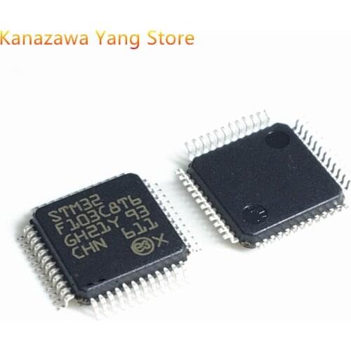1 Pcs 5 Pcs/Lot Brand New Imported quality assurance STM32F103C8T6 LQFP48 64K flash memory chip stm32f103c8t6 lqfp48