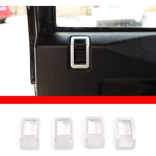 Car Interior Door Handle Frame Handle Decoration Cover For Land Rover Defender 110 130 2004-2019 Car Accessories
