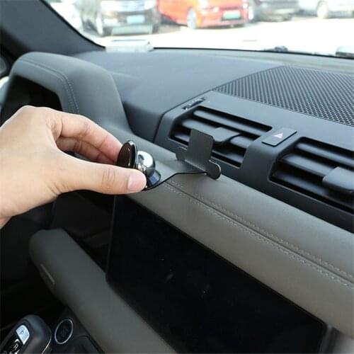 For Land Rover Defender 110 2020 2021 Car Central Control Air Outlet Phone Holder Mobile Phone Navigation Bracket Car Accessory
