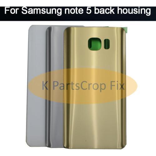 For SAMSUNG Galaxy Note 5 N920 N920F Back Battery Cover Door Rear Glass Housing Case For SAMSUNG Note 5 Battery Cover+Tools