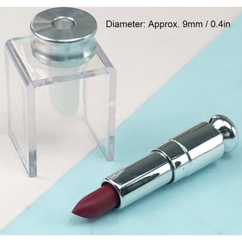 Hot Sales 9mm Beak Type Lipstick Mold Aluminum Ring Mould Holder DIY Crafts Tools Easy New High Quality Beauty Lipstick Kits