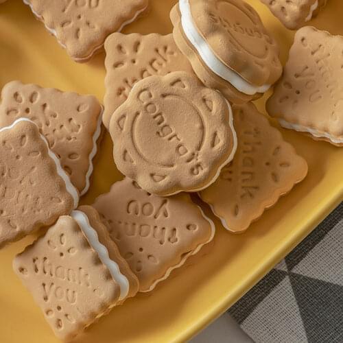 Simulation sandwich biscuits model Wedding hotel dessert table decoration ornaments shooting props early education toys new