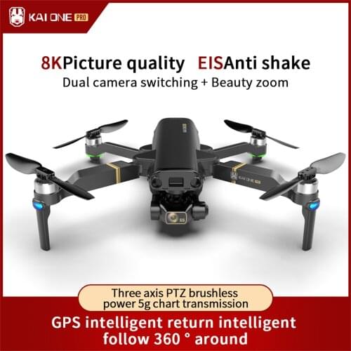 Rc Gps Drone With Eis 8k 5g Fpv Hd Camera Brushless Quadcopter Three Axis Foldable Professional Remote Control Ufo Drones Gift