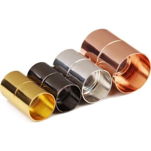 5pcs Gold Color Magnetic Clasps 3 4 5 6 7 8 10 12 14 15 mm Leather Cord Bracelet Connectors For DIY Jewelry Making Accessories