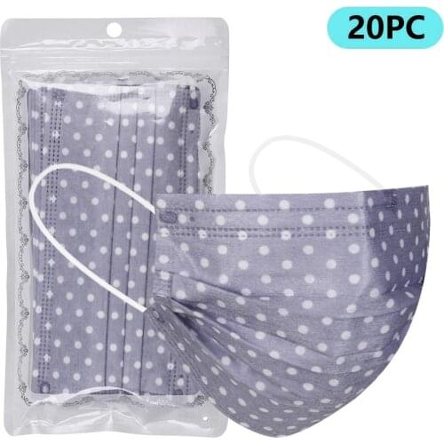 10/20/50/100pcs Mascarillas Disposable Face Mask Mask 3ply Maske For Face Women Mouth Masks Masque Halloween Mask Cosplay