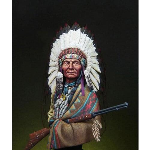 New Unassembled 1/10 ancient officer man bust Resin Figure Unpainted Model Kit