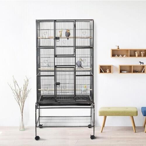 Extra large group of bird cages breeding cage parakeet xuanfeng octopus cage metal cage bird kages 78.5x48x174cm