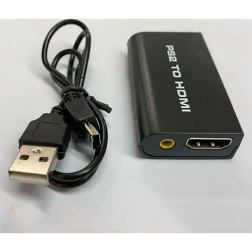 Portable PS2 To HDMI-compatible Audio Video Converter Adapter AV HDMI-compatible Cable For SONY PlayStation 2 Plug