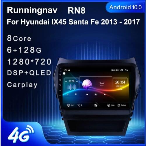Runningnav For Hyundai IX45 Santa Fe 2013 - 2017 Android Car Radio Multimedia Video Player Navigation GPS