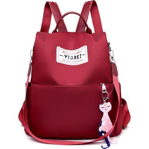 New fashion casual Oxford women anti-theft backpack 2019 hight quality backpacks female larger capacity school shoulder bag