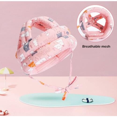 Baby Toddler Cap Anti-collision Protective Hat Baby Safety Helmet Soft Comfortable Head Security & Protection - Adjustable