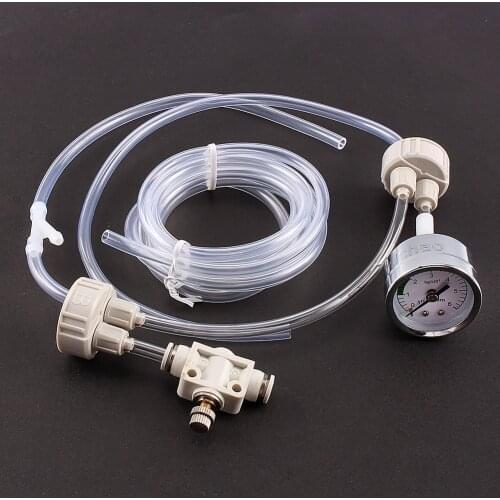 Aquarium DIY CO2 Generator System Kit with Pressure Air Adjustment Water Plant Fish Tank Aquarium Co2 Valve Diffuser