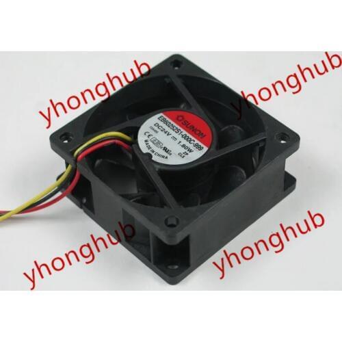 SUNON EB60252S1-000C-999 DC 24V 1.80W 60x60x25mm Server Cooling Fan